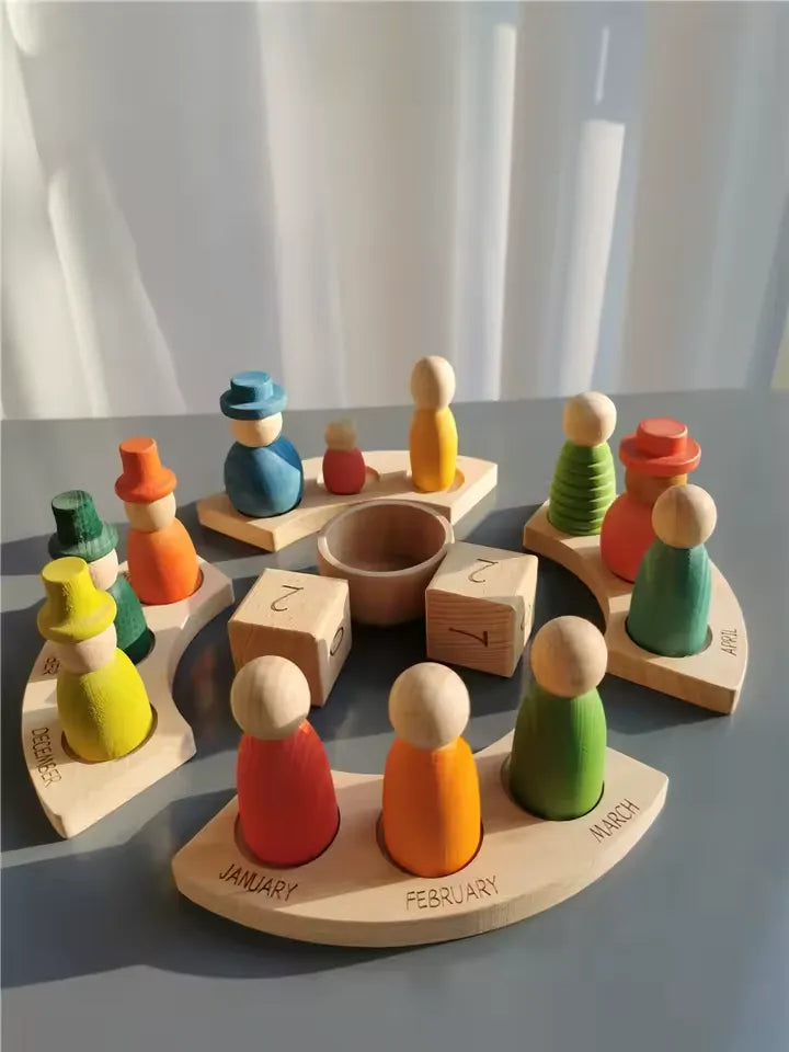 Wooden Calendar Set