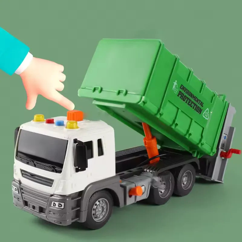 Garbage Truck Blue