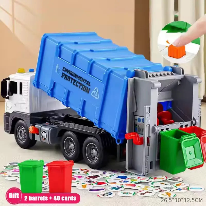 Garbage Truck Blue