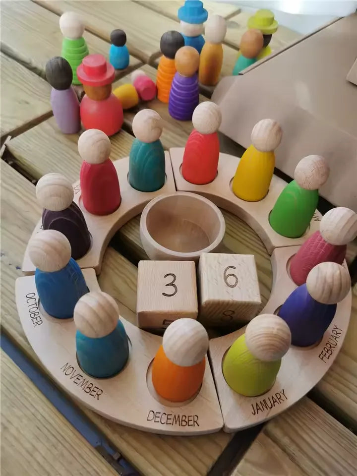 Wooden Calendar Set