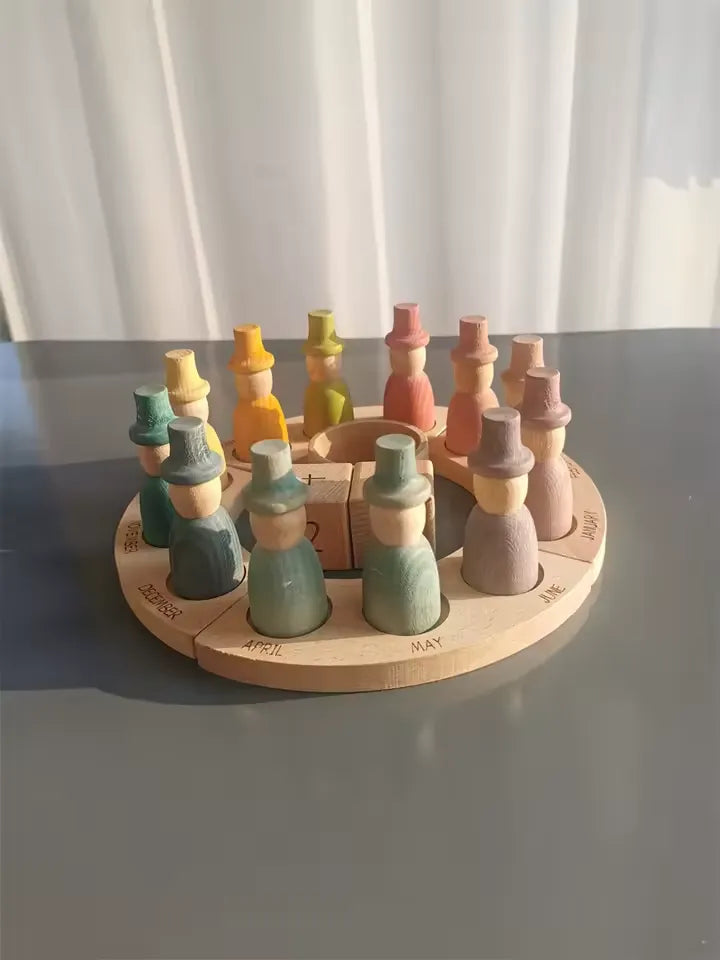 Wooden Calendar Set
