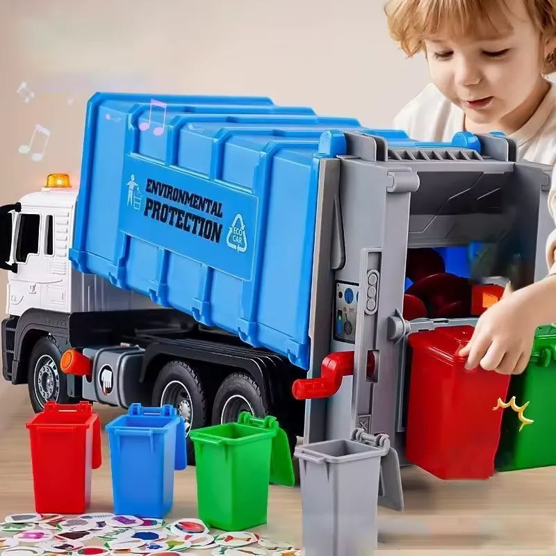 Garbage Truck Blue