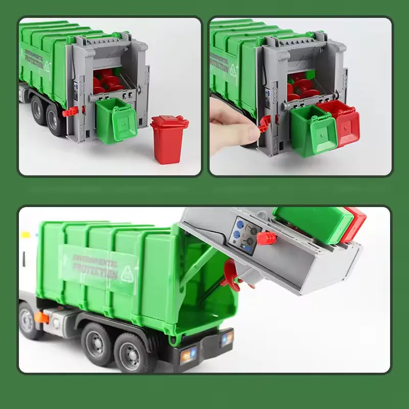 Garbage Truck Blue
