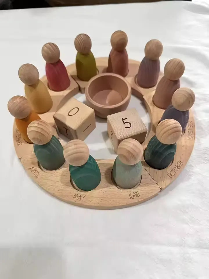 Wooden Calendar Set